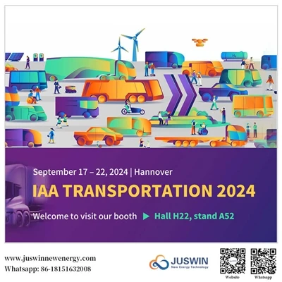 Estamos agora na IAA TRANSPORTATION 2024: apresentando soluções de carregamen...